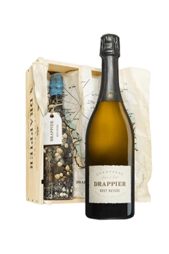Drappier : Coffret Immersion Brut Nature Die Kassette Mit 2 Fl.