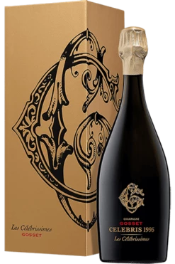 Gosset : "Les Célébrissimes" Celebris Vintage Extra Brut 1995 Flasche In Der Kassette (75cl)