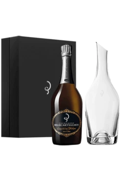 Billecart-Salmon : Coffret Carafe Cuvée Nicolas François Billecart 2002 Flasche In Der Kassette (75cl)