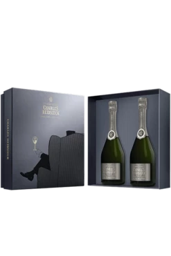 Charles Heidsieck : Coffret Blanc De Blancs Armchair Die Kassette Mit 2 Fl.