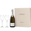 Louis Roederer : Coffret Blanc De Blancs Et 2 Flûtes 2015 Flasche In Der Kassette (75cl) -Wine Shop 3981 NM cc