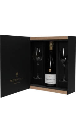 Philipponnat : Coffret Royale Réserve Brut & 2 Flûtes Flasche In Der Kassette (75cl)