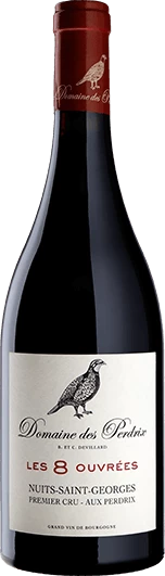 Domaine Des Perdrix : Nuits-Saint-Georges 1er Cru "Les 8 Ouvrées" 2019 Eine Karton Mit 1 Fl.