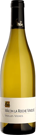 Domaine Merlin : Mâcon La Roche Vineuse "Vieilles Vignes" 2019 Ein Karton Mit 6 Flaschen (75cl)