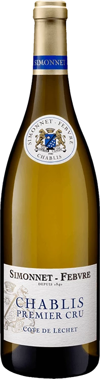 Simonnet-Febvre : Chablis 1er Cru "Côte De Léchet" 2022 Ein Karton Mit 6 Flaschen (75cl)