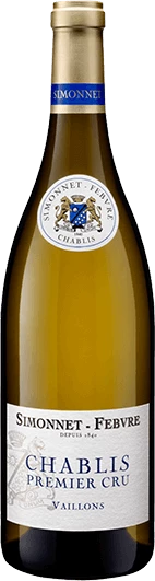 Simonnet-Febvre : Chablis 1er Cru "Vaillons" 2021 Ein Karton Mit 6 Flaschen (75cl)