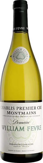 William Fèvre : Chablis 1er Cru "Montmains" Domaine 2019 Ein Karton Mit 6 Flaschen (75cl)