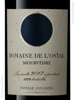 Domaine De L'Ostal : Mourvèdre 2017 Eine Kiste Mit 6 Flaschen (75cl)